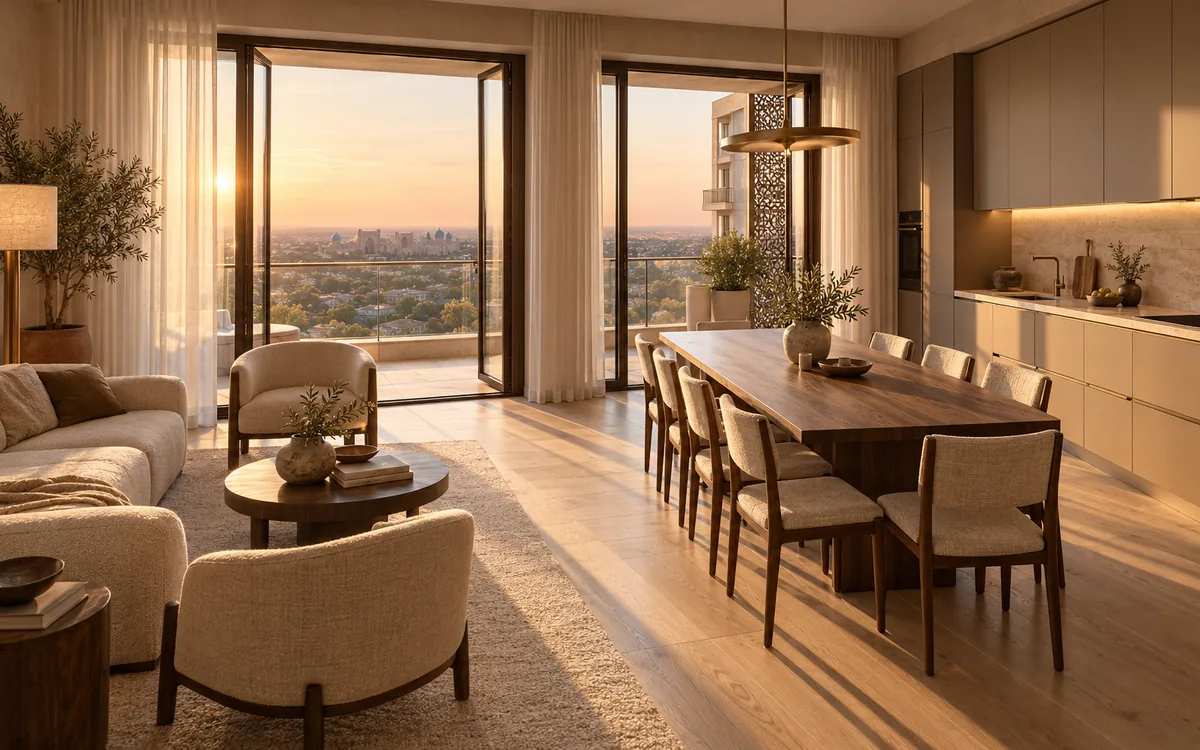 Интерьер квартиры PARI Residence. Визуализация проекта
