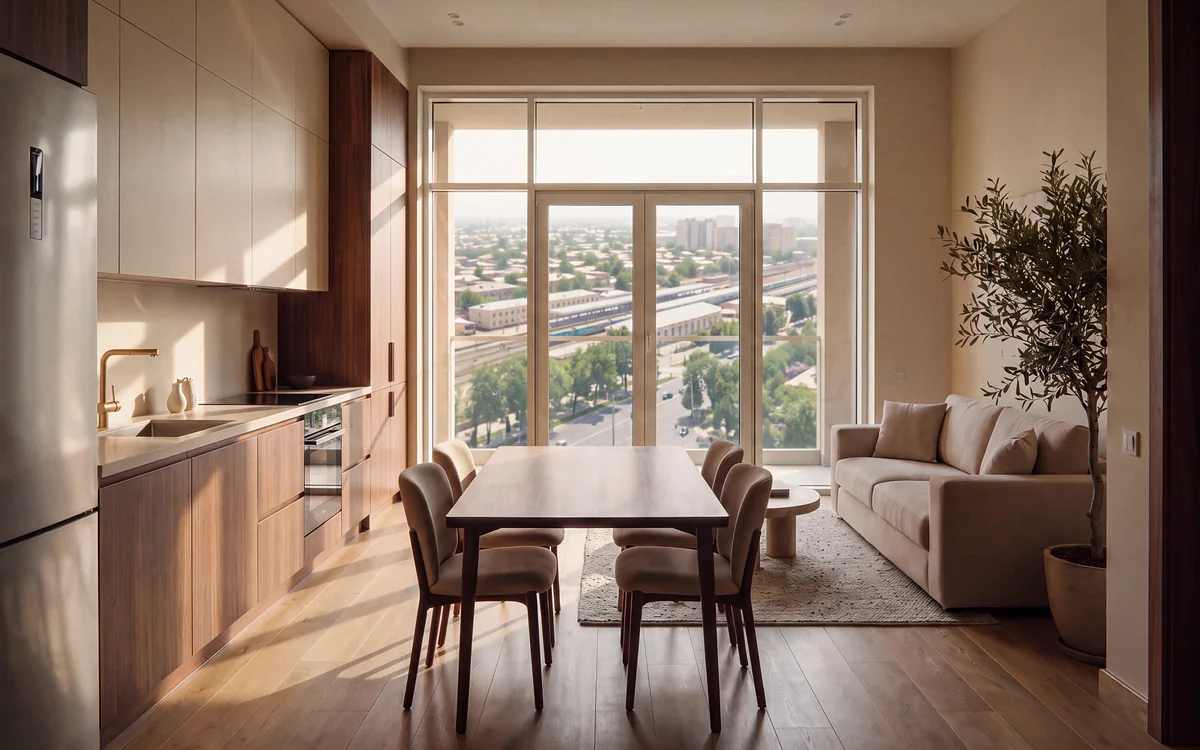 Интерьер квартиры PARI Residence. Визуализация проекта