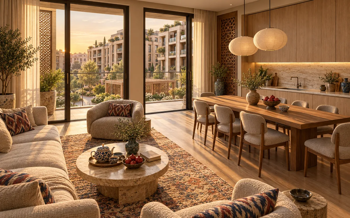 Интерьер квартиры PARI Residence. Визуализация проекта