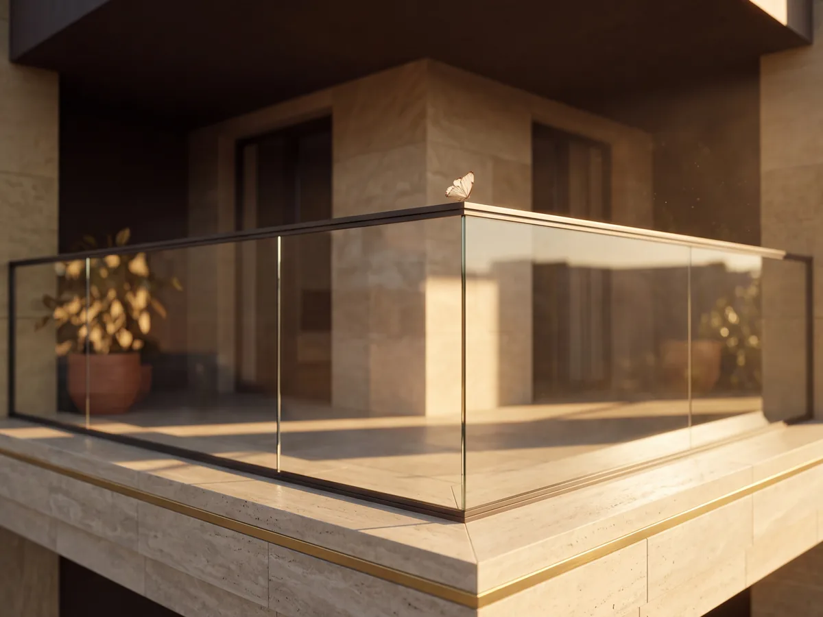 A PARI Residence balcony. Project visualisation