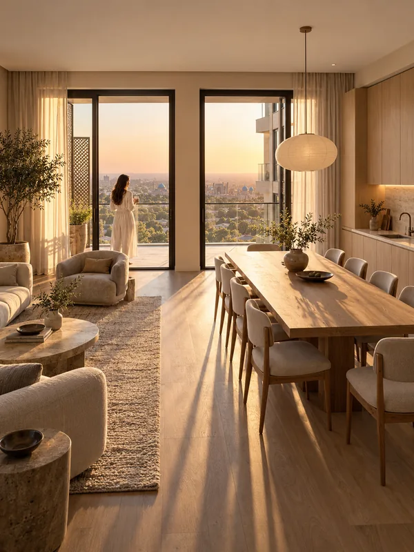 2-room apartment: interior. Project visualisation